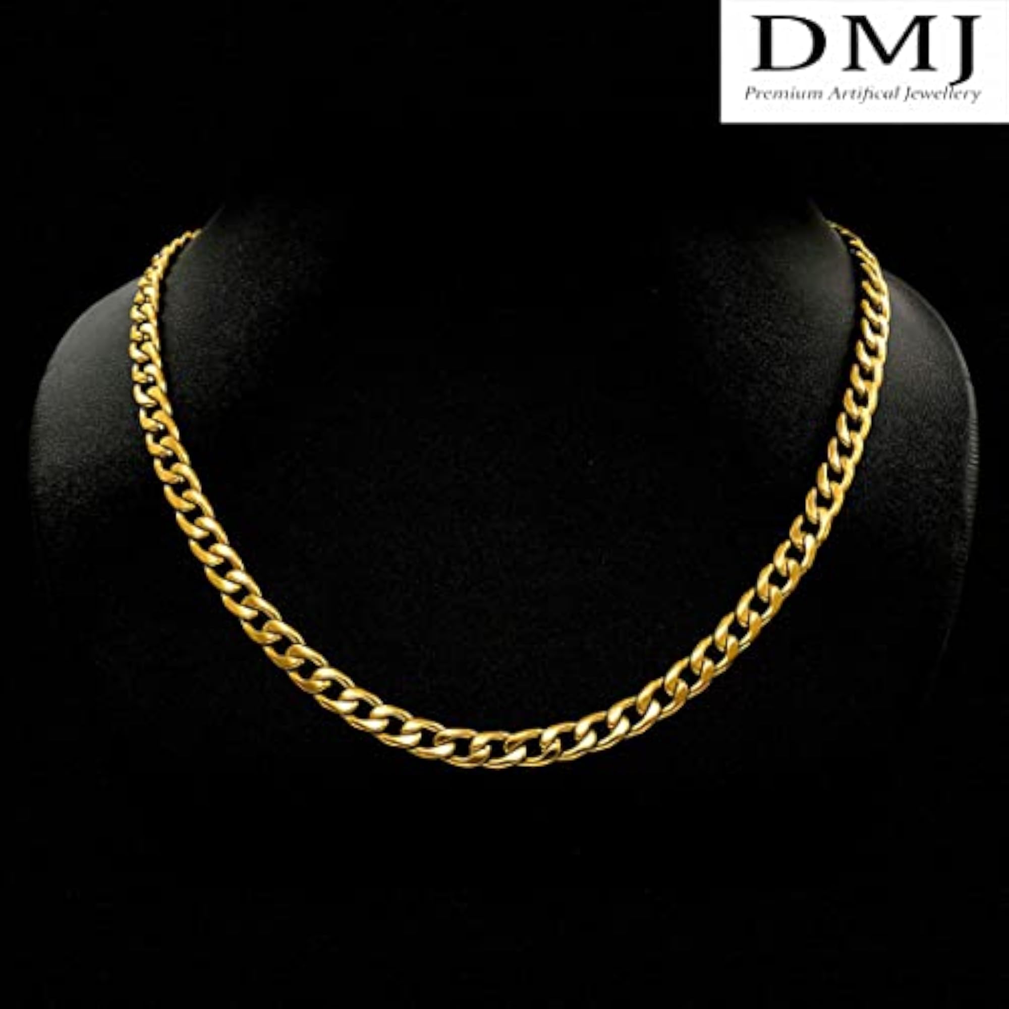 Men's 22K Gold Plated Finely Detailed Chain Necklace