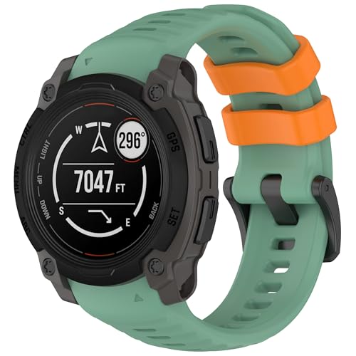 Garmin instinct E 40mm 45mm �r���v�o���h ���f�B�[�X �����Y ���߉\ �X�|�[�c �\�t�g�V���R�� �����p�o���h �X�g���b�v ���X�g�o���h Garmin instinctE �X�}�[�g�E�H�b�`�p (�O���[���A�C���X�e�B���N�g E 4