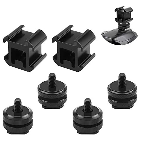 Kit de 6 Piezas Soporte de Metal para Zapata de Cámara Cover