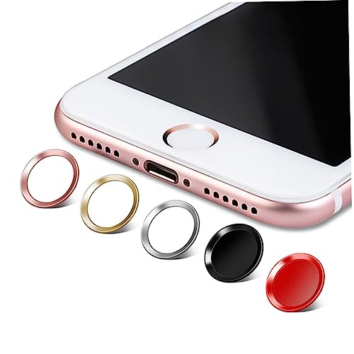 Veemoon Adesivo De Botão Home Preto-Preto Adesivo De Botão Página Inicial D D Página Inicial Univers