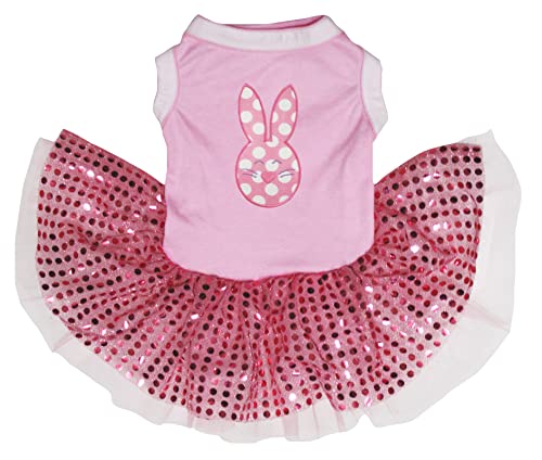 Robe pour chien à pois rose XXL idéale pour les balades et fêtes
