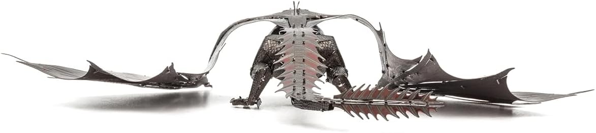 Metal Earth Fascinations Premium Series Game of Thrones Drogon 3D Metal Model Kit Bundle with Tweezers
