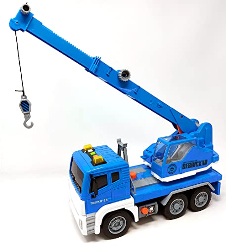 Brigamo Camión de juguete TGA grúa móvil camión con módulo de sonido Cover