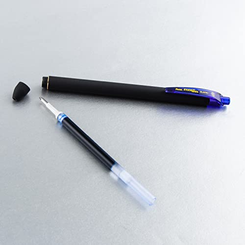 Bolígrafo Pentel EnerGel Kuro Liquid Gel Azul 2 Pack miniatura 5