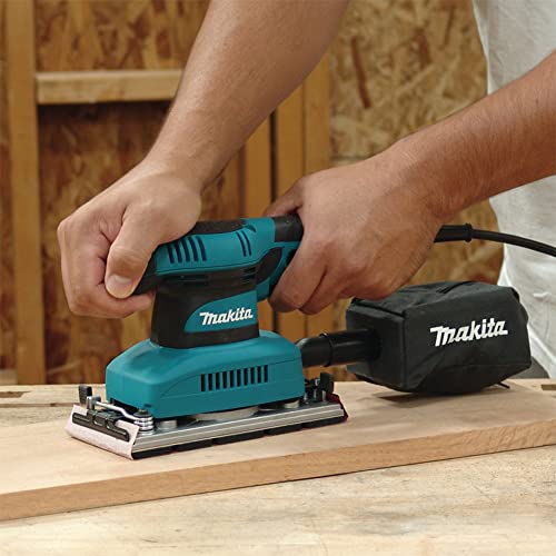 Makita Sheet Finishing Sander, 1/3 In, 1.7 A, Teal (BO3710) - image 8