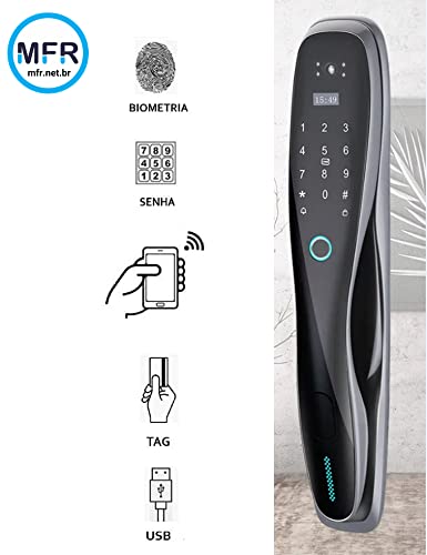 Fechadura Digital Biométrica Wifi Automatizada S928 Com Tela