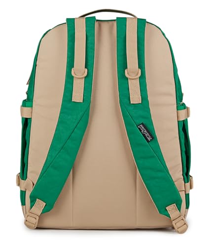JanSport Small Seattle Pack – Compact Backpack with Main Compartment, Dual Water Bottle Pockets, and Padded Sleeve for 15-Inch Laptop, Jelly Kelly - image 2