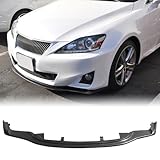 MagicDrift Front Bumper Lip Chin Spoiler, Compatible with 2011-2013 Lexus IS250 Base Sedan Only, PM Style Polyurethane(PU) Front Lower Aerodynamic Splitter, Unpainted Black, 1 PC