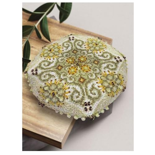 Image of RIOLIS - Biscournu Fantasy 1227, Cross Stitch Kits 3.25 inchx3.25 inch, Cross Stitch Kits for Beginners & Advanced, Crossstitching Kits Adult, Counted Stitching Kits, Embroidery Kit