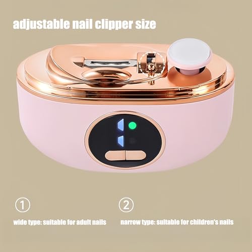 Coupe-ongles numérique automatique rechargeable à vitesses réglables