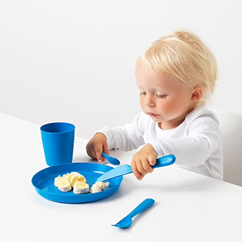 Image of IKEA Spoons for Kids, Small Children, BPA-Free & Unbreakable Set of 4 Spoons, Multicolor