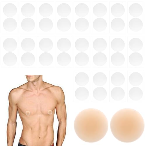 YBEATY 102 Pcs Nipple Covers for Men, Anti Chafing Care Protector Nipple Tape Pasties Covers Sticker Disposable No Show Protection Guards for Men Running Sports Gym Marathon