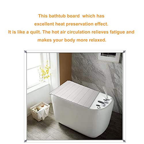 Couvercle de baignoire isolant gardant l'eau chaude 150cm