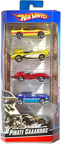 Hot Wheels, Pack con 5 Macchinine, Veicoli Giocattolo per Bambini 3+Anni, Modelli Assortiti, 01806