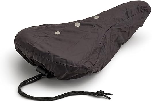Brooks England Bike Saddle Rain Cover, Bike Saddle Waterproof Protection, Black, Medium