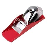 qiguch66 Wood Plane Miniature Detachable Tool Steel Mini Wood Hand Planer for Woodworking - Red