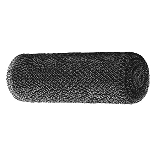 African Net Sponge, Kissfee Body Exfoliating Bath Towel Skin Exfoliation for Shower, Back Scrubber Skin Smoother Long Wash Scrub Cloth Washcloth Washer for Men Women (Black)