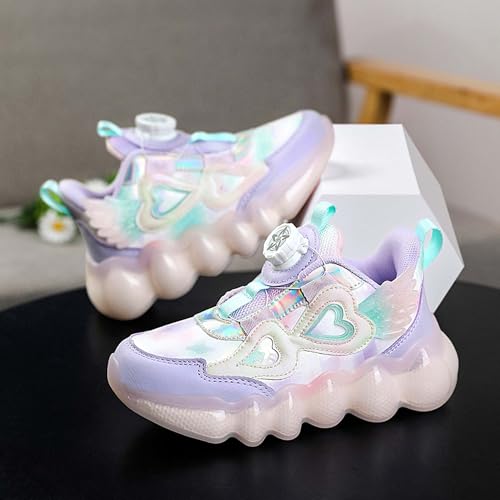 Children's Rotating Buckle Running Shoes Rubber Sole Anti Slip Sports Shoes Lightweight Breathable Outdoor Park Amusement Park Walking Shoes Jogging Shoes Skateboarding Shoes Flat Shoes2