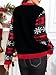 WIPONKEN Ugly Christmas Sweater for Women 2024 Funny Christmas Sweater Holiday Party Pullover Sweater Knit Tops