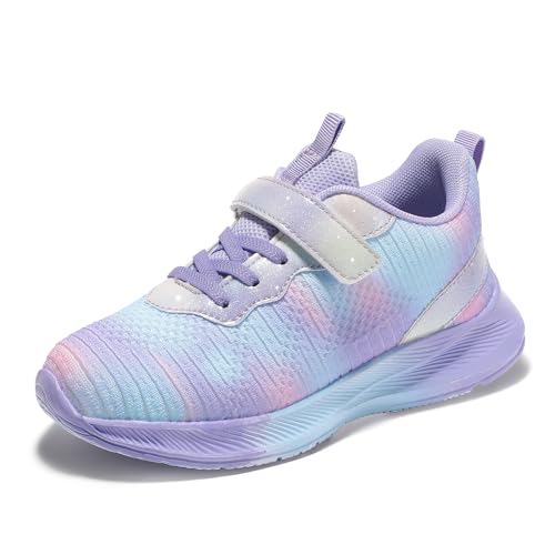 Hehainom Girls Shoes Kids Breathable Lightweight Toddler Sneakers Tennis Walking Casual Shoes