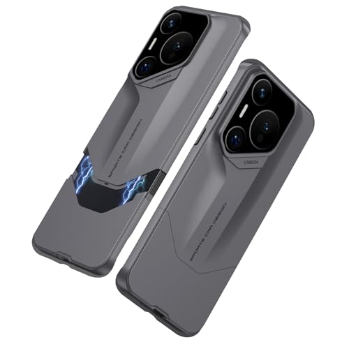 COUQE Case for Huawei Pura 70 Back shell,Enhanced Bumper Shield Shell,Shockproof Cover for Huawei Pura 70-Gray