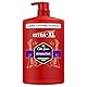 Old Spice Rockstar 3-in-1 Mehrzweck-Shampoo für Haar, Gesicht und Körper 1000 ml, langanhaltende Frische, Duft von Parfümqualität, Tiefenreinigung