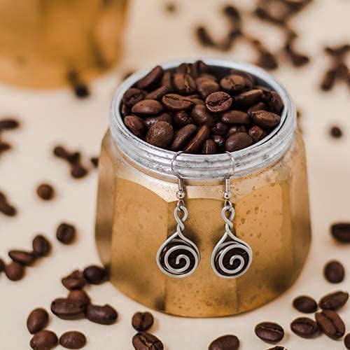 Handmade Coffee Earrings with Real Coffee Beans | Made With Love by Mothers & Women Artisans