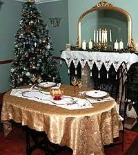Justina Claire Pair of Table Placemats in a Celtic Christmas Design