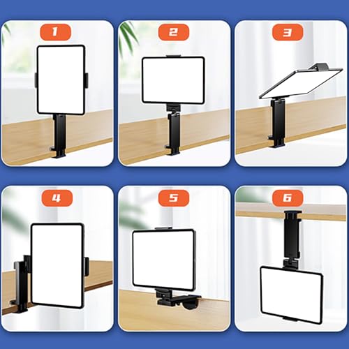 Fixation de support avion et support pliable pour téléphone portable et tablette voyage - 4