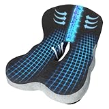 Guiwuiyu Seat Cushion, Memory Foam Office Chair Cushions for Long Sitting, Ergonomic Coccyx cushion for Tailbone Pain & Sciatica Relief, Non Slip Car Seat Cushion for Truck Driver, Office, Wheelchair