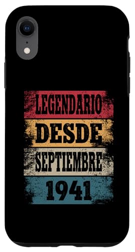Carcasa para iPhone XR Legendario Desde Septiembre 1941 - Cumpleaños 83 Años