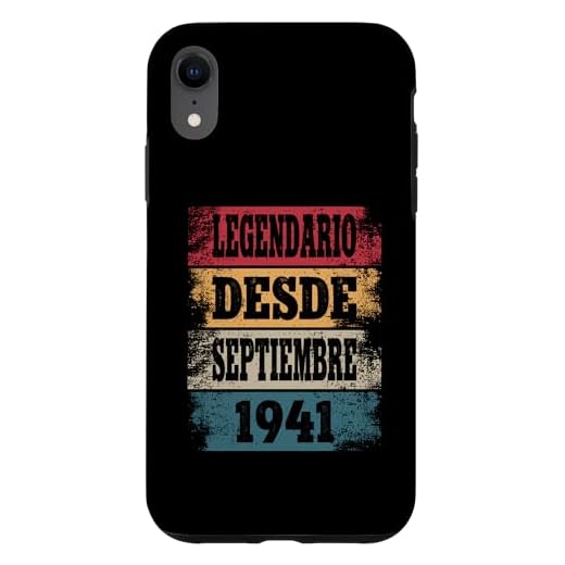 Carcasa para iPhone XR Legendario Desde Septiembre 1941 - Cumpleaños 83 Años