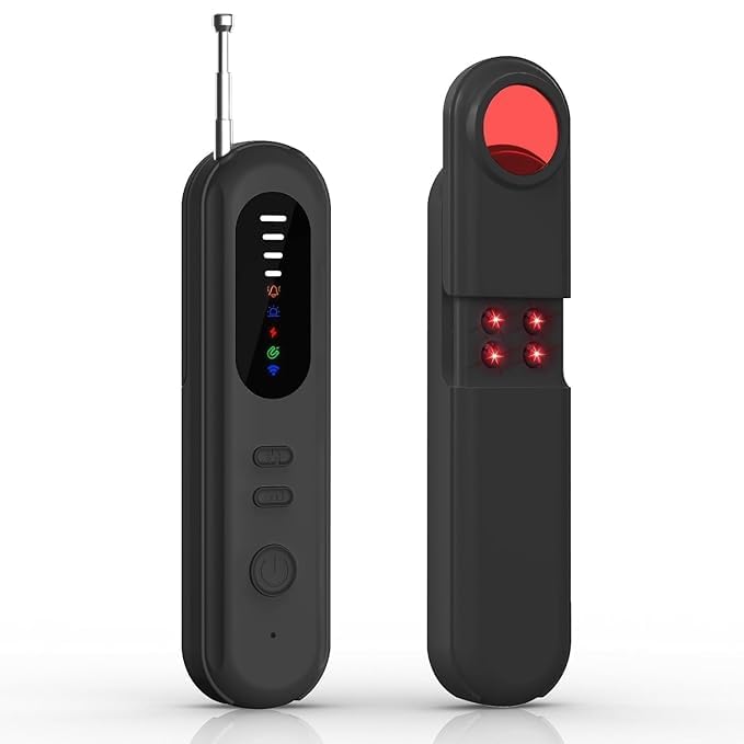 Hidden Camera Detector Device- Pocket Sized Anti Spy Camera Detector, Listening Device GPS Tracker Detector, 5 Levels Sensitivity Adjustable 4 Professional Modes-image-48