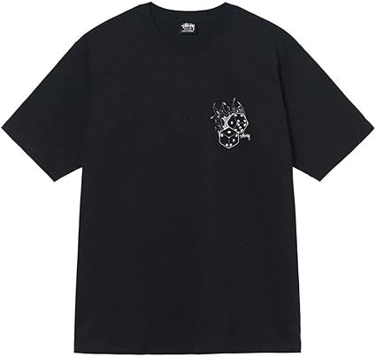 Stüssy Dice Print T-Shirt ステューシー 半袖 ステューシー Stussy Tシャツ 半袖 UV Fire Dice T-Shirt