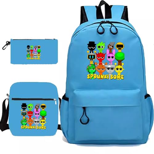 [DGHEJKWU] �X�v�����L�[ �o�������b�N+�V�����_�[�o�b�O+�y���P�[�X Sprunki �A�j���̃Q�[���̃v�����g�̗����̃����b�N�T�b�N�P��̌��̕�݃y���̑܊w���̂��΂��3�_�Z�b�g