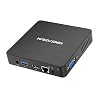 MINIS FORUM Mini PC N40 Lüfterlos 4 GB DDR4 / 64 GB eMMC Intel Celoren N4020 Prozessor Mini Desktop Computer, HDMI- und VGA Anschluss, Dual Band WiFi 2,4+5.0 G, BT, USB 3.0 * 3