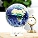 MOVA Globe Earth with Clouds – 4.5” Self-Rotating Globe Powered by Light | Silent Motion, No Batteries or Wires | Unique Desk Decor or Gift for Space Lovers