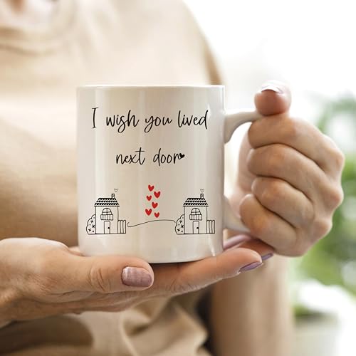 Taza de cerámica QASHWEY 11 oz para café y té miniatura 2