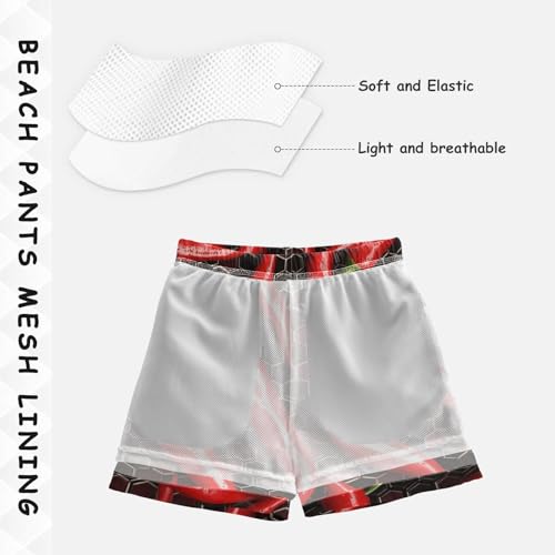 Boys Beach Board Shorts Chil Fruit Funny Swim Trunk Teen Swimwear4