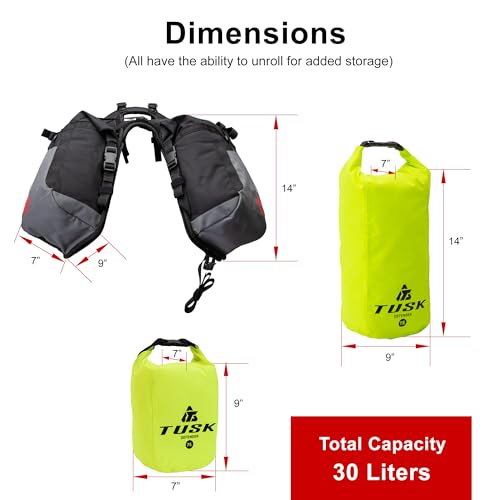 TUSK Excursion Rackless Luggage System Base 690-701 Heat Shield Black/Grey