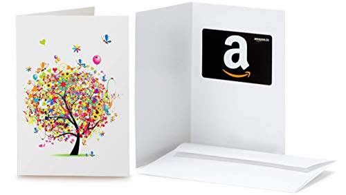 Amazon.de Geschenkkarte in Grußkarte (Geschenkbaum)