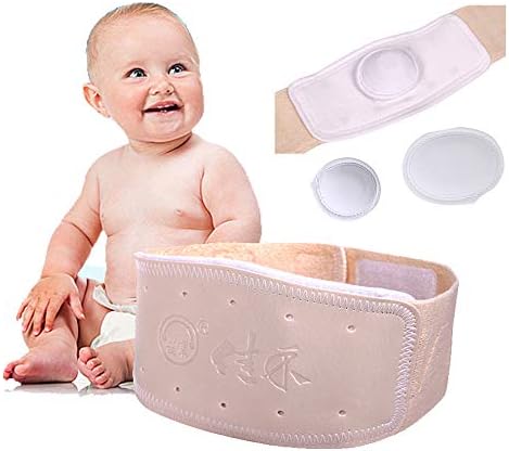 Umbilical Hernia Belt Baby Belly Button Band Infant Newborn Belly Support Band Wrap Baby Abdominal Binder Umbilical Truss Cord Adjustable Navel Band (Medium)
