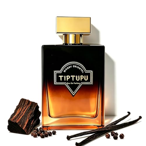 tiptupu - Eau De Parfum Inspired by T. For.d Oud Wood 3.4 fl.oz(100 ml),Long-Lasting Perfume for Men | Premium Vanilla,Tonka,Woody Scent