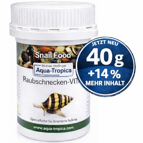 Aqua-Tropica Raubschnecken-VITAL Spezialfutter für Raubschnecken, 40 g