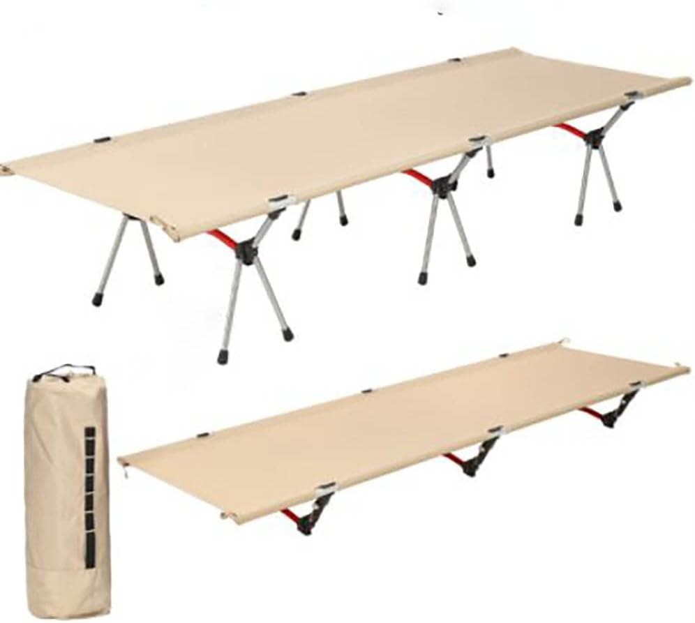 Tomount アウトドアベッド 折りたたみ式 耐荷重150kg 高さ調整2段階 高低兼用 キャンプコットコンパクト 2way