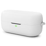Attach Copertura in Silicone Custodia Protettiva per Sony WF-C510 Auricolari Cuffie in Bianco