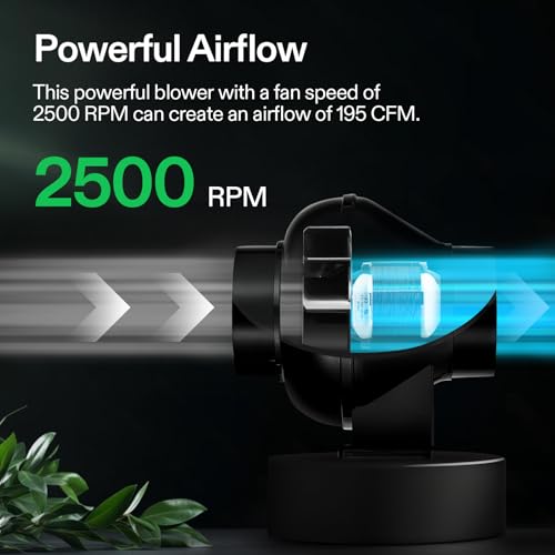VIVOSUN D4 4 Inch 195 CFM Inline Duct Ventilation Fan HVAC Vent Blower for Hydroponics Grow Tent by VIVOSUN - Image 6