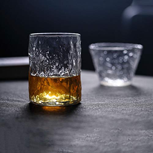 IMIKEYA Copos de Uísque Copos de Uísque para Bebidas Scotch Bourbon e Coquetel 128G