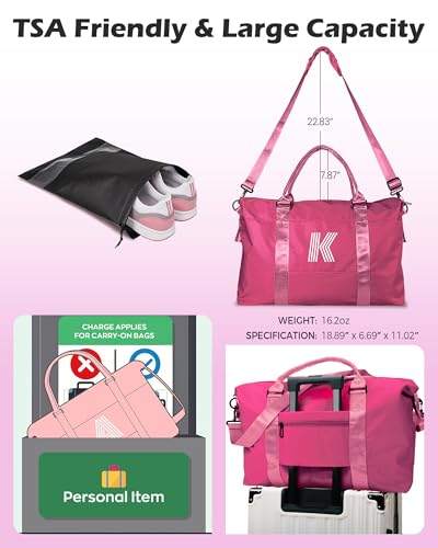 Image of Initial Travel Duffel Bag, Sports Bag, Personalized