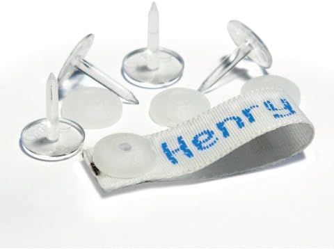 Nametape Express - Pin-Tag Rivets x 100 - The Easy Way To Attach Your Woven Labels/Nametapes/Name Tags - No need to sew-on or iron with our Pin-Tags